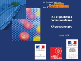 IAE et politiques communautaires Kit pédagogique