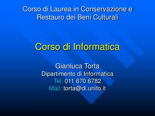 Corso di Informatica