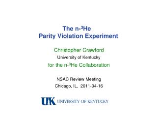The n- 3 He   Parity Violation Experiment