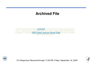 Archived File