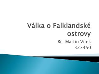 Válka o Falklandské ostrovy