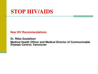 STOP HIV/AIDS