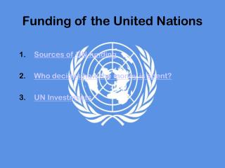 Funding of the United Nations