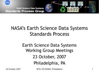 NASA’s Earth Science Data Systems Standards Process