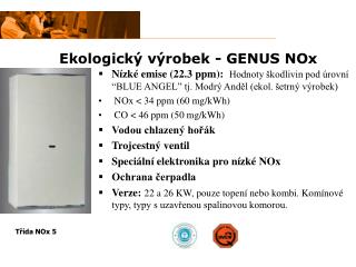 Ekologický výrobek - GENUS NOx