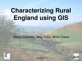Characterizing Rural England using GIS