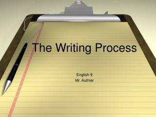 The Writing Process