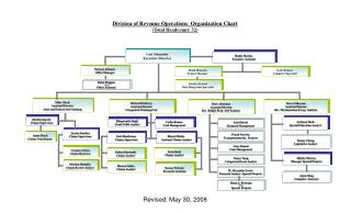 Division of Revenue Operations Organization Chart (Total Headcount: 32)