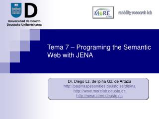 Tema 7 – Programing the Semantic Web with JENA