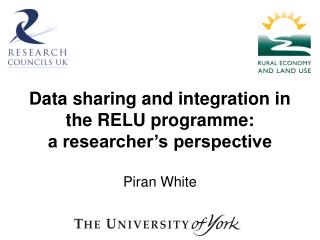 Data sharing and integration in the RELU programme: a researcher’s perspective