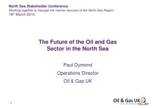 The Future of the Oil and Gas Sector in the North Sea