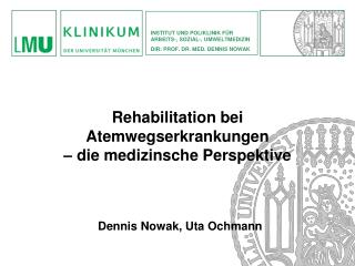 Dennis Nowak, Uta Ochmann