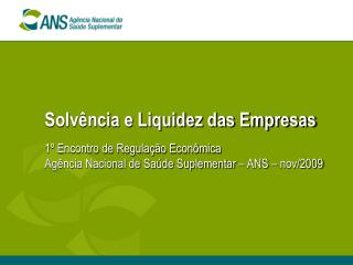 Solvência e Liquidez das Empresas