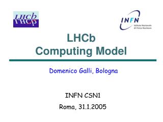 LHCb Computing Model