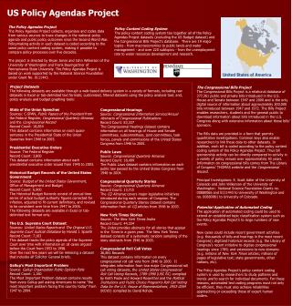 US Policy Agendas Project