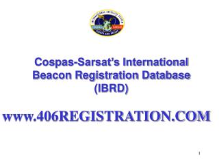 Cospas-Sarsat’s International Beacon Registration Database (IBRD)