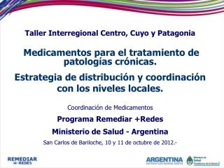 Taller Interregional Centro, Cuyo y Patagonia