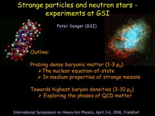 Strange particles and neutron stars - experiments at GSI