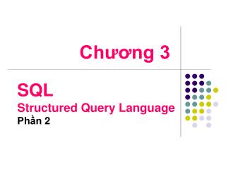 SQL Structured Query Language Phần 2