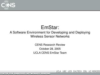 EmStar: A Software Environment for Developing and Deploying Wireless Sensor Networks