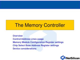 The Memory Controller