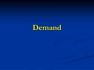 Demand