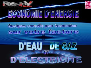 ECONOMIE D'ENERGIE