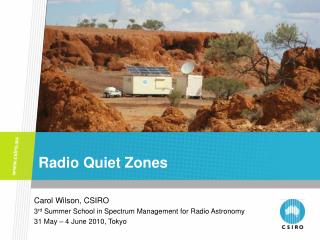 Radio Quiet Zones