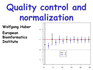 Quality control and normalization