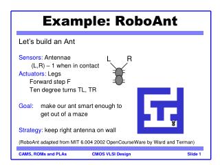 Example: RoboAnt