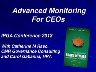 Advanced Monitoring For CEOs