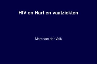 HIV en Hart en vaatziekten
