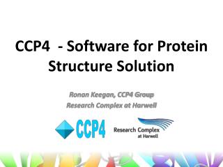 CCP4 - Software for Protein Structure Solution