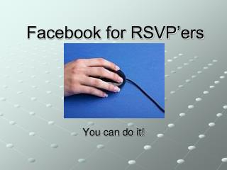 Facebook for RSVP’ers