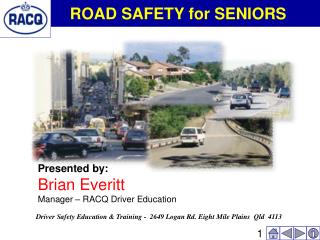 ROAD SAFETY for SENIORS