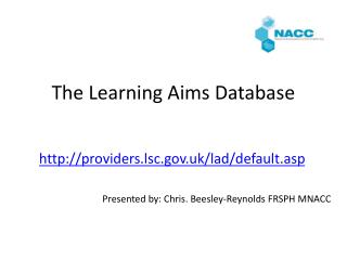 The Learning Aims Database