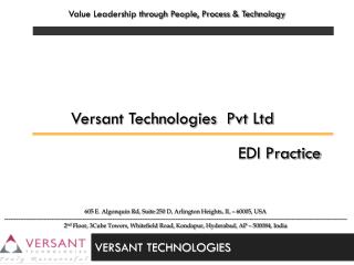 VERSANT TECHNOLOGIES