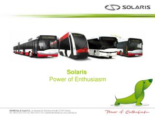 Solaris Power of Enthusiasm