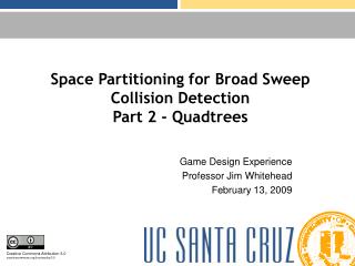 Space Partitioning for Broad Sweep Collision Detection Part 2 - Quadtrees