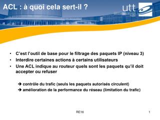 ACL : à quoi cela sert-il ?
