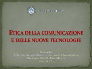 Etica della comunicazione e delle nuove tecnologie