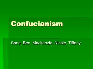 Confucianism