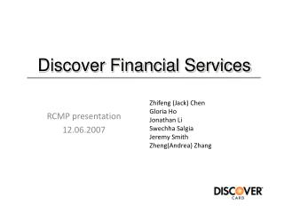 Discover Financial Services