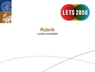 Rubrik Lunds universitet