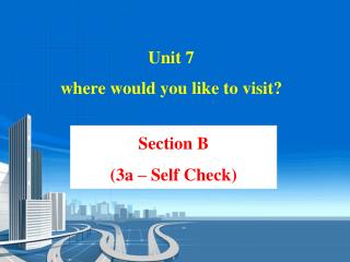 Section B (3a – Self Check)