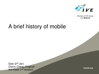 A brief history of mobile