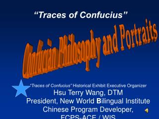 Confucian Philosophy and Portraits