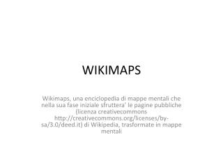 WIKIMAPS