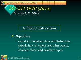 241-211 OOP (Java)