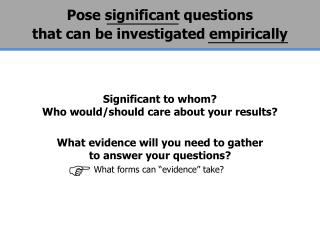 What forms can “evidence” take?